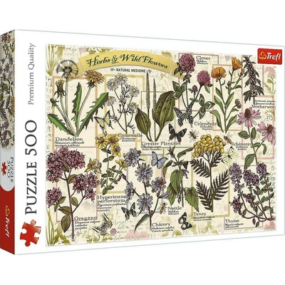 TREFL Herbarium Léčivé byliny 500 dielov