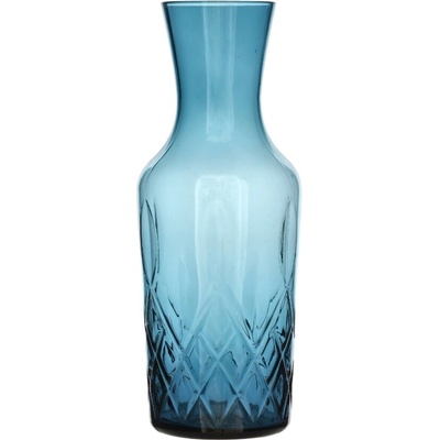 Lyngby Glas Modrá skleněná karafa Sorrento 1 l