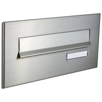 DOLS ČD-16 - čelná doska nerezovej poštovej schránky na zamurovanie, s menovkou