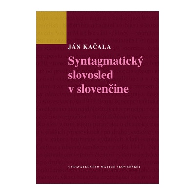 Syntagmatický slovosled v slovenčine