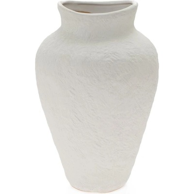 VÁZA BIELA PORCEL. 20,2*19,3*31CM