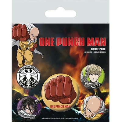 Trigo Set odznakov One Punch Man
