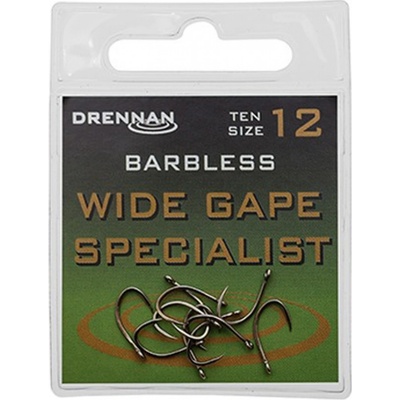 Drennan Wide Gape Specialist Barbless vel.18
