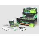 Krystal rostoucí svítící ve tmě