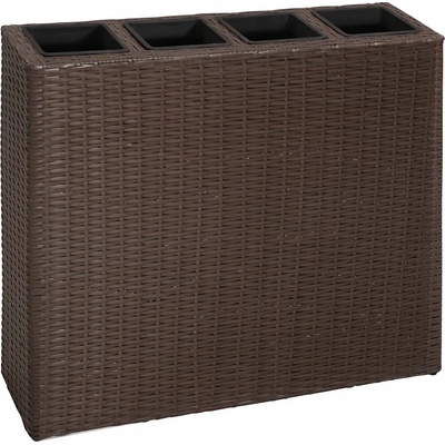 VidaXL Květináč 79 x 22 x 76 cm plast béžový