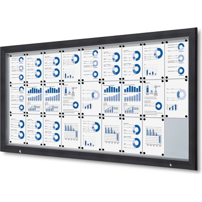 Jansen Display venkovní vitrína typu T 27 x A4