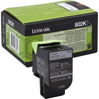Image 1 of Lexmark КАСЕТА ЗА LEXMARK CX 310/410/510 - Black - Return program cartridge - /802K/ - PN 80C20K0 (101LEX CX310B)