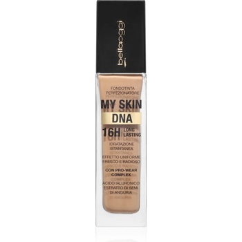 bellaoggi My Skin DNA хидратиращ фон дьо тен за перфектна кожа цвят Caramel 34ml