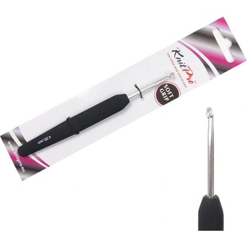 Černý kovový háček 4 mm