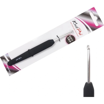 Černý kovový háček 4 mm