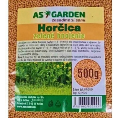 Horčica na zelené hnojenie 500 g