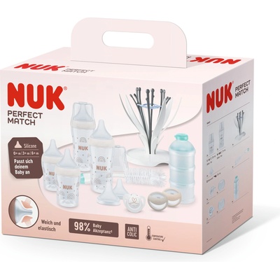 Nuk Perfect Match РР Сет Premium 11 части, Дъга (10225334)