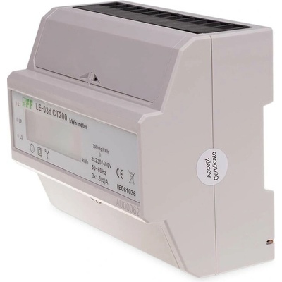 LE-03d CT200 - 3-fázový polopriamy elektromer, 3x 230/400V, 200/5A