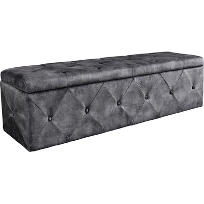 Anvicti1 CHESTERFIELD 140 cm antik šedá LAV44425