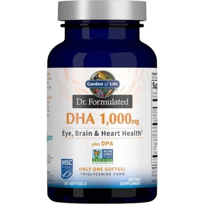 Garden of Life Dr. Formulated DHA 1000 mg [30 Гел капсули] Цитрус