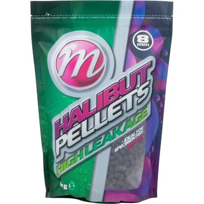 Mainline Pelety Activated Halibut Pellets 1kg 8mm