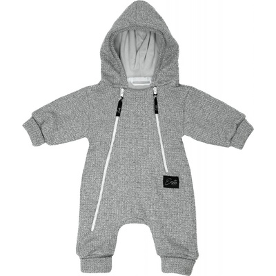ESITO Overal pro miminko rostoucí svetrový Cool grey šedá