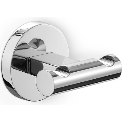 ZACK Закачалка за кърпи Scala двойна лъскава неръждаема стомана (40063)