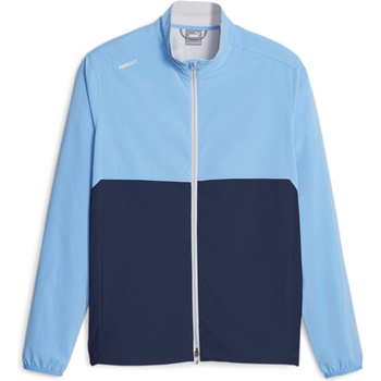 PUMA Яке Puma Men's Monterey Wind-Resistant Performance Golf Jacket - Blue/White