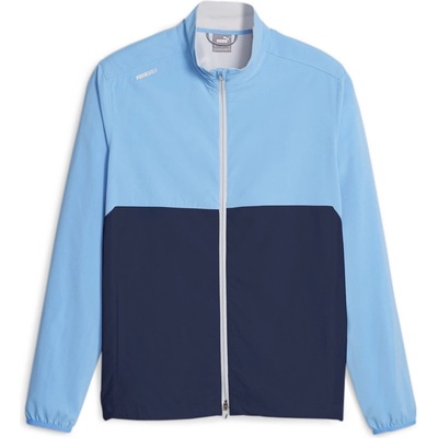 PUMA Яке Puma Men's Monterey Wind-Resistant Performance Golf Jacket - Blue/White