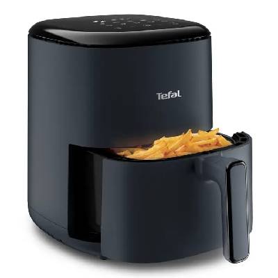 Еър Фрайър Tefal Easy Fry Compact EY145B10, 1300 W, Капацитет 3 l, Сензорно управление, 10 програми, Черен (EY145B10-PL)