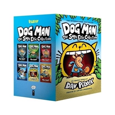 Dog Man: The Supa Epic Collection: From the Creator of Captain Underpants Dog Man #1-6 Boxed Set