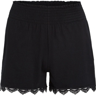 O'Neill dámské kraťasy ESSENTIALS AVA SMOCKED SHORTS 1700055-19010 Černá