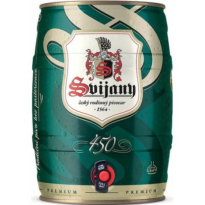 Svijany 450 Prémiový Ležák 4,6% 5 l (sklo)