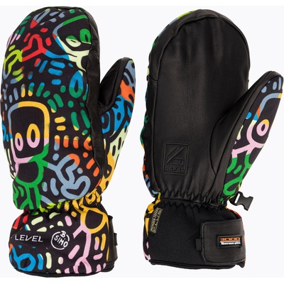 Level Детски скиорски ръкавици Level Vertigo Mitt Teen pattern