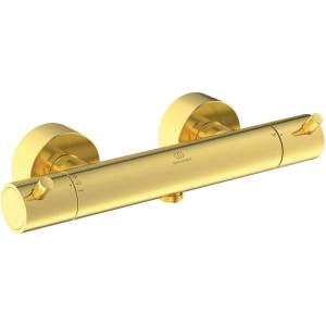 Ideal Standard CeraTherm - Термостатична душ-батерия, матирано злато A7587A2 (A7587A2)