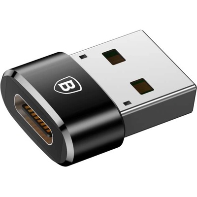 Baseus Преходник Baseus Mini, Type-C F към USB, OTG, Черен - 40399