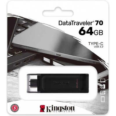 Kingston DataTraveler 70 64GB DT70/64GB – Zbozi.Blesk.cz