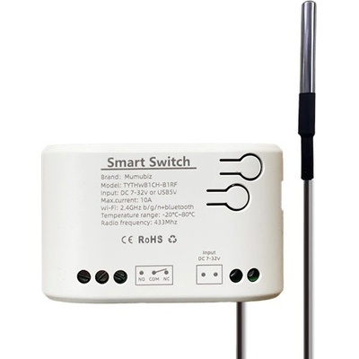 Tuya 1ch TH wifi DS18B20
