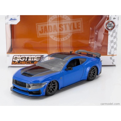 Jada Ford usa Mustang Dark Horse Coupe 2024 Bluette 1:24