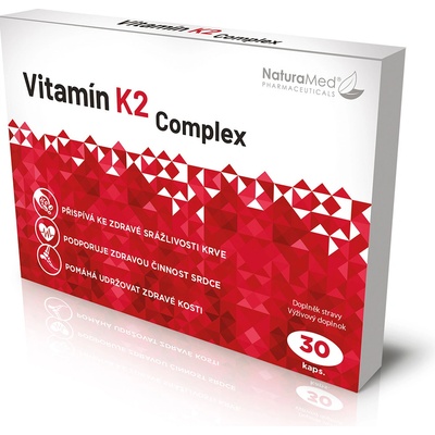 NaturaMed Vitamín K2 Complex 30 kapslí