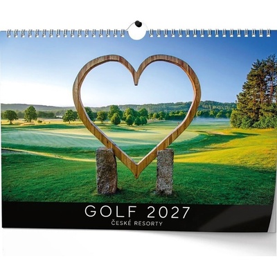 Nástěnný měsíční Golf české resorty 2027