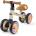 KinderKraft CUTIE FLASH колело за баланс BEIGE (NEW024823)
