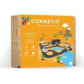 Connetix Creative Roads Pack 48 ks silnice