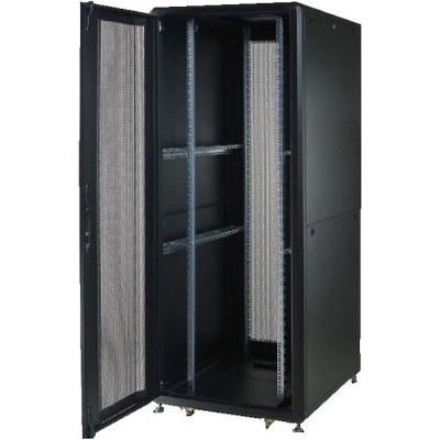 Security Professionals Комуникационен шкаф, 42U, 19, 610x1000x2028мм, перфорирана врата, Черен (MR.GTS42U61.01)