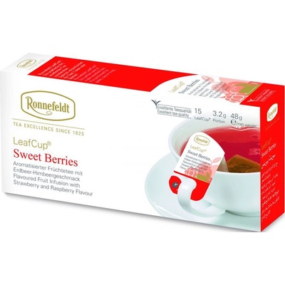 Ronnefeldt Чай Ronnefeldt LeafCup Sweet Berries пакетчета 15 x 3, 2 g