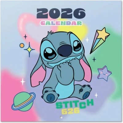 Oficiální nástěnný s plakátem Disney Lilo & Stitch 30 x 30|60 cm 2026