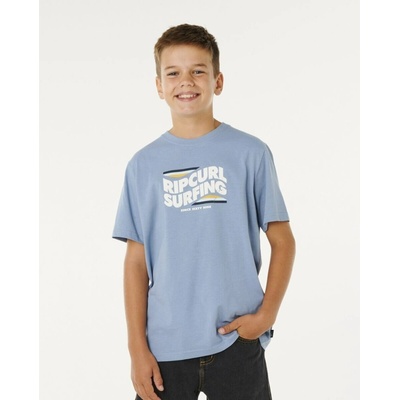 Rip Curl Streamline Big Logo Tee-boy Faded Denim
