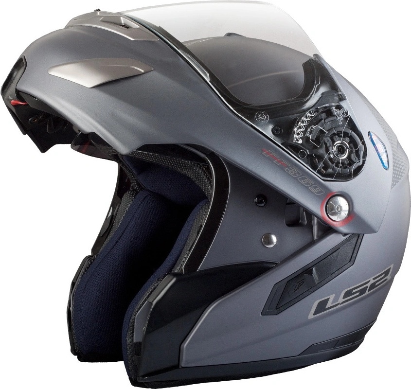 ls2 ff369 delta helmet V Ignite Hi-Vis / XL volt power input on left side powers shield LS2 Delta FF369.1 Matte black