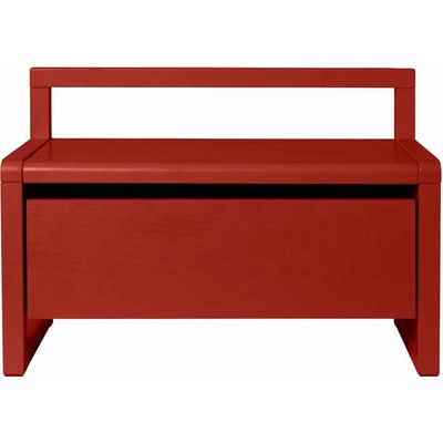 Ferm Living Lavica s úložným priestorom Little Architect, poppy red