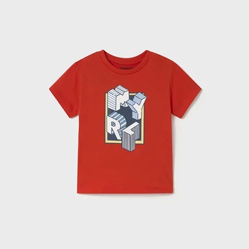 MAYORAL Тениска къс ръкав basic в червено за мини момче Майорал
