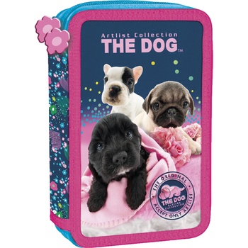 DERFORM Ученически несесер с пособия Derform The Dog - с 2 ципа (67909)