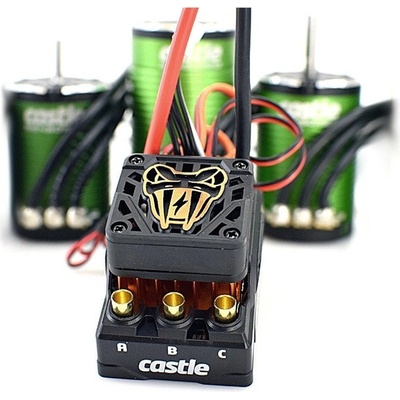Castle motor 1410 3800 ot/V 3.17 mm senzored reg. Copperhead