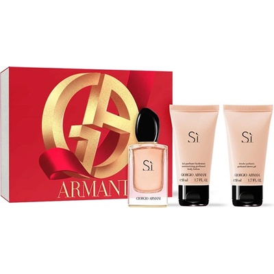 Giorgio Armani Si подаръчен комплект с парфюмна вода 50мл и душ гел 50мл за жени 1 бр