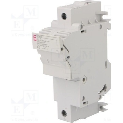 ETI POLAM 002570001 Pojistkový odpojovač; 22x58mm; na přípojnici DIN; 100A; 690VAC