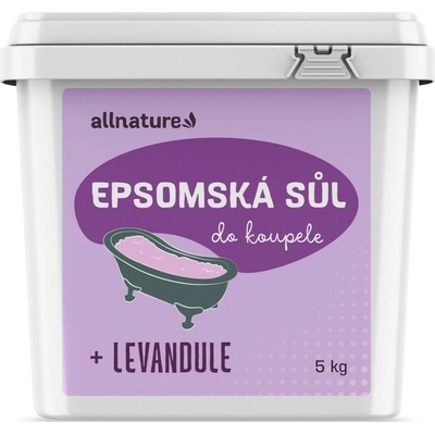 Allnature Epsomská soľ levanduľa 5 kg